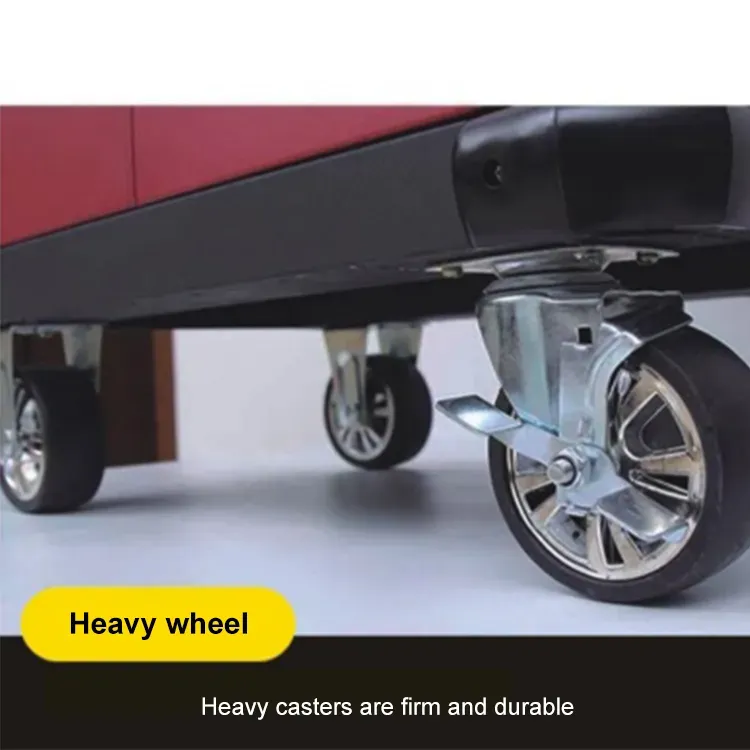 Heavy-Duty Tool Cabinet with Wheels and Handle