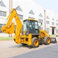 Diesel 4x4 tractor excavator front backhoe loader