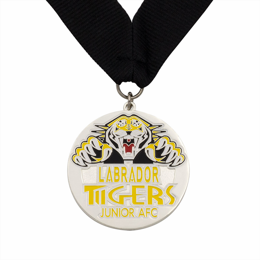 Custom Made Junior Metal Email Tigers Medal