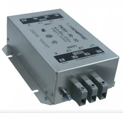 Schaffner FN351-50-33 Three Phase EMC/EMI Line Filter 50A AC DC 60Hz Terminal Block