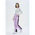 Pantalon de ski de snowboard rose double