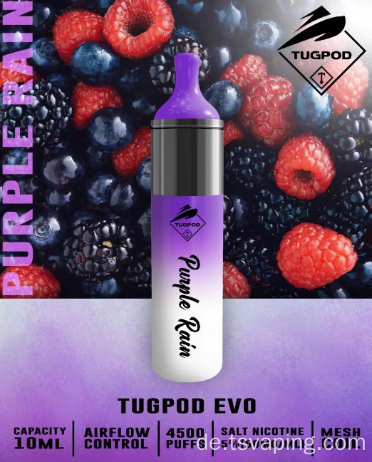 Einweg -Vape Tugboat Evo -Gerät 4500 Puffs 850mah