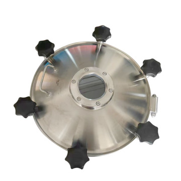 316 Stainless Steel 450mm Round Manhole Cover with Sight Glass