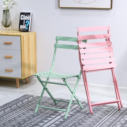 Simple Durable Iron Folding Chair for Outdoor Use