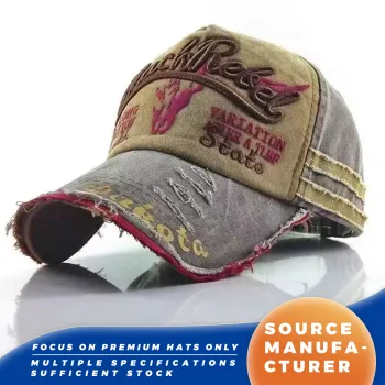 Retro Washed Embroidered Distressed Baseball Caps