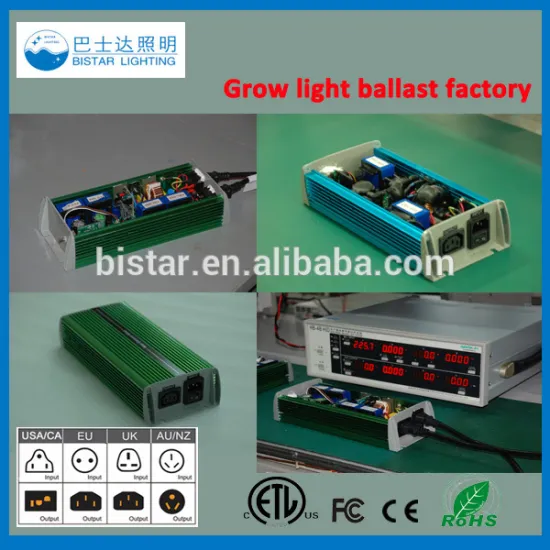 Hydroponic Grow Lighting HPS bulbs dimmable electronic ballast 400w 120-240v