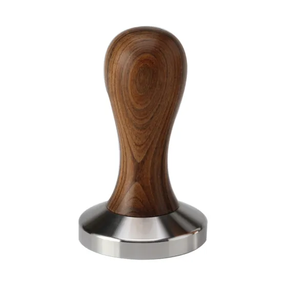 Espresso Coffee Tamper with Wooden Handle