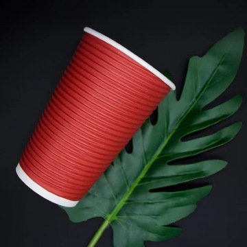Disposable 16oz Ripple Wall Coffee Paper Cups