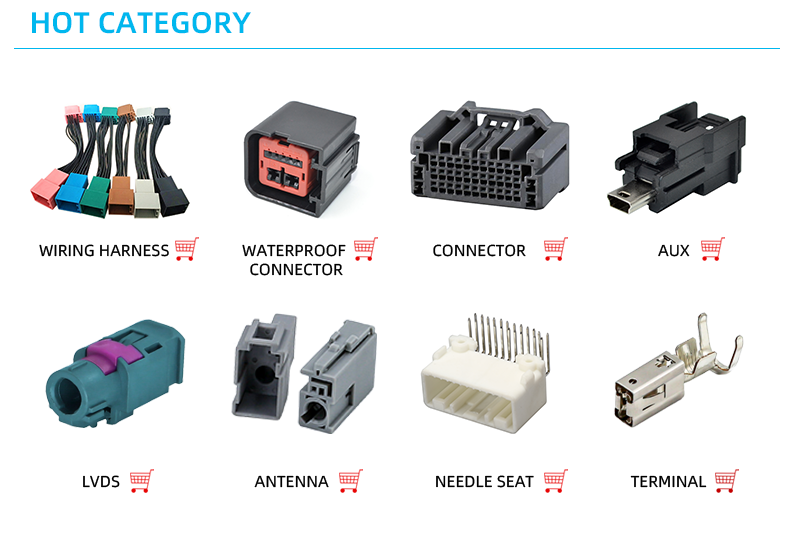 14 Pin Male Female Auto Sensor Plug Connector For Automotive Wiring ...