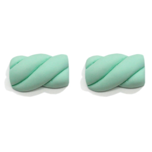 100 pièces Pastel Miniature résine coton barbe à papa slime fournitures accessoires coque de téléphone décoration pour slime remplissage cheveux perles