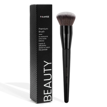 Premium Private Label Wood Handle Kabuki Foundation Brush with Box