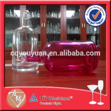 Wholesale 500ml Sanitizer Bottle Cheap Pink Glass Wine Bottle