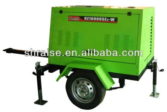 5KW 230A electric start silent portable Diesel Welder Generator