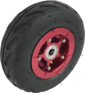 SUNMATE 6 Inch Scooter Staggered Alloy Pneumatic ATV Tire Wheel - Online Sales