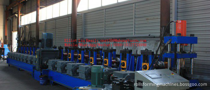 Sliding door slide way making machine