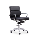 Black Middle Back Visitor Executive Swivel Bureau Chair