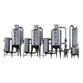 Three-effect natural circulation evaporator