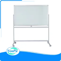Movable mobile glass board writing board 90x120cm