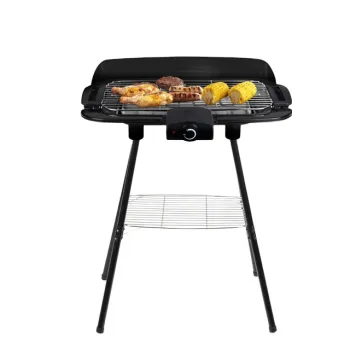 Electric Portable Stand Barbecue Grill - 45x22cm Cock Size, 2000W Power, GS Approval