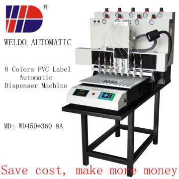 WD automatic 8 colors dispenser machine for key chain