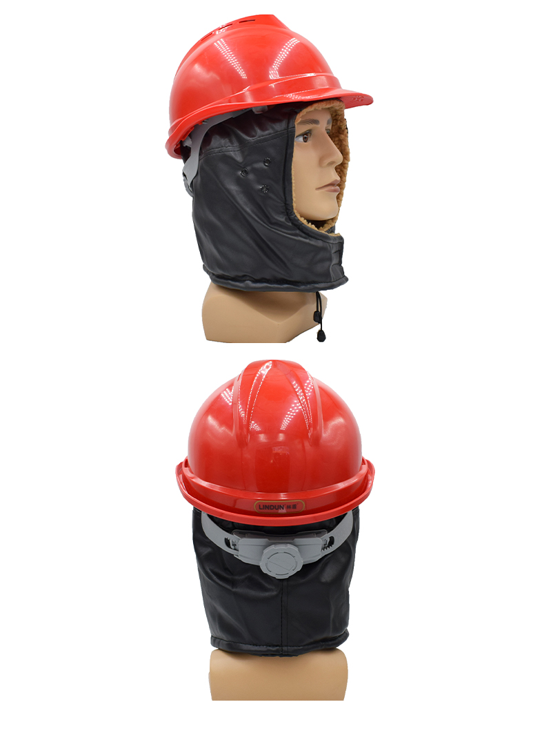 The helmet is lined with a cotton cap