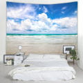 Beach minimalist partition decorative tapestry