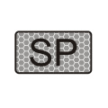 "SP" .[L" sign,class 2 with edge embossed