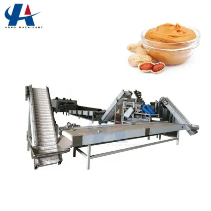 Stable 200kg/h Automated Peanut Butter Manufacturing Plant