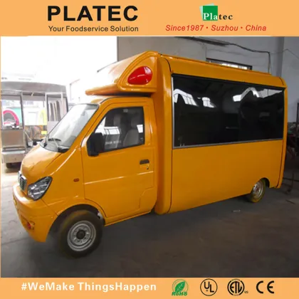 high quality car food truck/hot dog food trailer/street food cart for sale