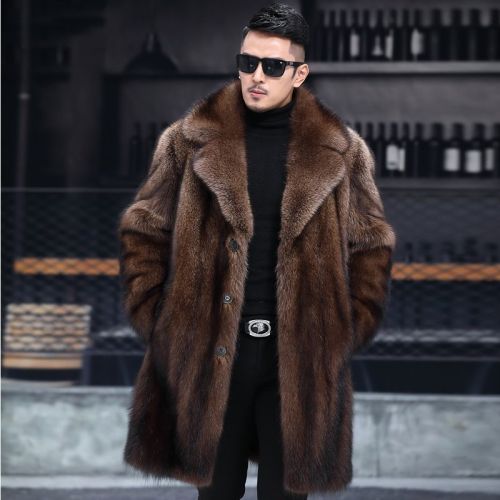 New Arrival Elegant Winter Faux Fur Coat