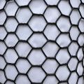 Rede de arame hexagonal preto/malha de arame hexagonal 40mm