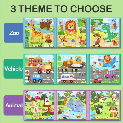ULi Factory Wholesale: Magic Jigsaw Puzzle Board Books for Early Learning and Kids