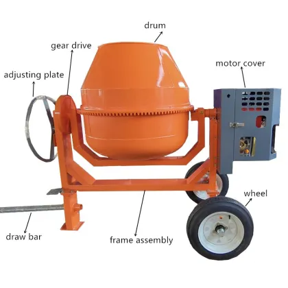 700L Diesel Cement Mixer Machine for Construction Works