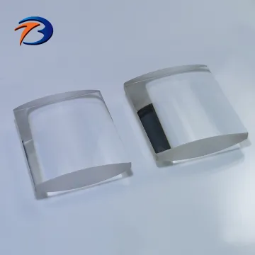 OEM Optical Glass CaF2 Sapphire Double Convex Cylindrical Lenses