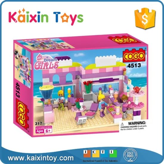 10200804 Children plastic blocks building toy