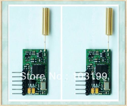KYL-500S mini-size wireless data module for microcontrollers rf module 1km Distance TTL Interface 433mhz coil antenna