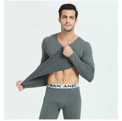 High-Quality Solid Color Thermal Underwear for Wholesale