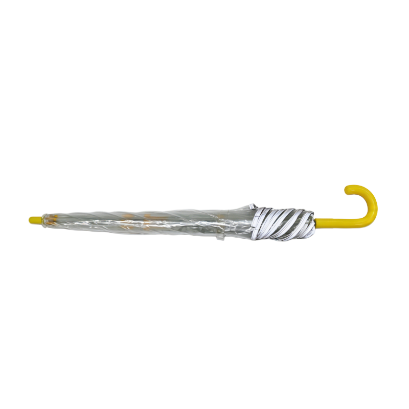 Night Visibility Clear Straight Rib Umbrella