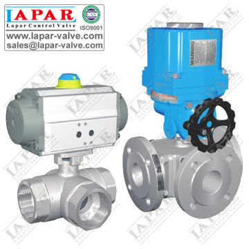 LPA14 series Thread Three-way Ball Valve TA-LUFT design approved