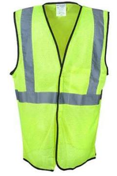 Yellow High Visibility Lightweight Mesh Safety Vest