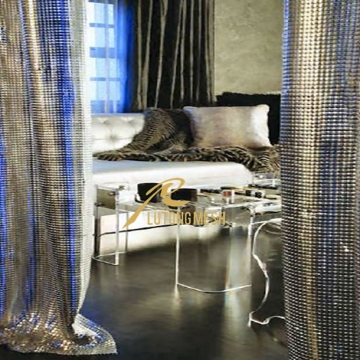 Fashion Aluminum Sequin Colth Space Divider
