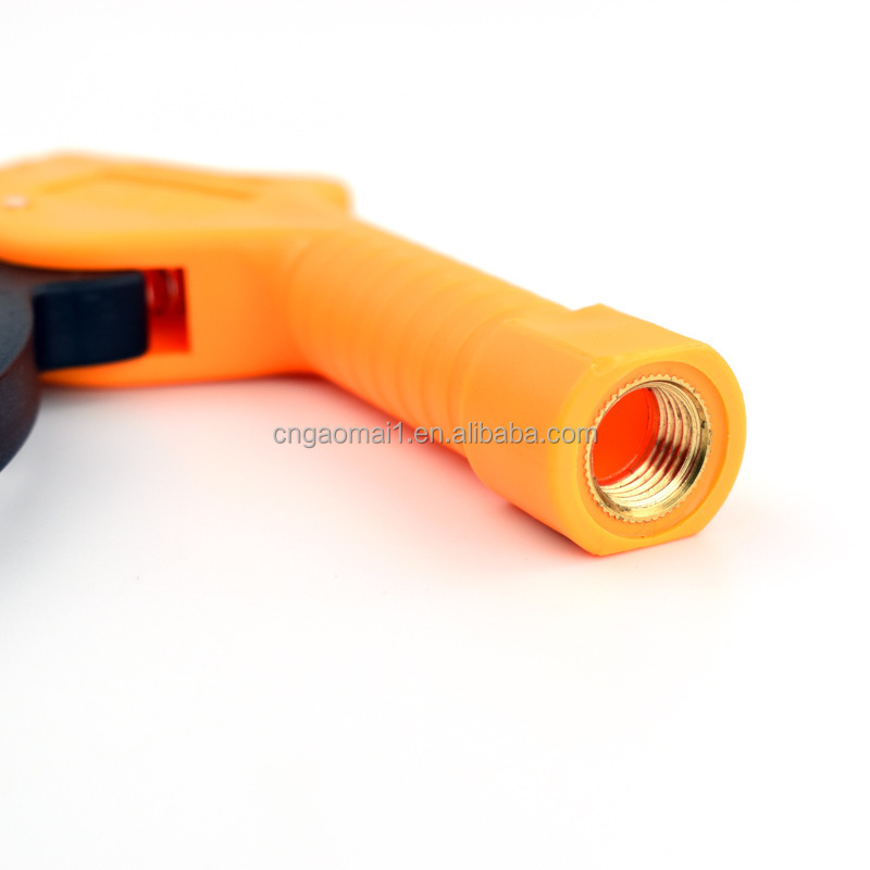 Professional Plastic Dust Blower Gun with Stainless Steel Nozzle - Yellow Body
