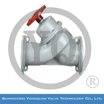 YQ20017 Anti-cavitation Static Balancing Valve Manufactured in China, DN 15-300mm, PN 1.6/2.5MPa
