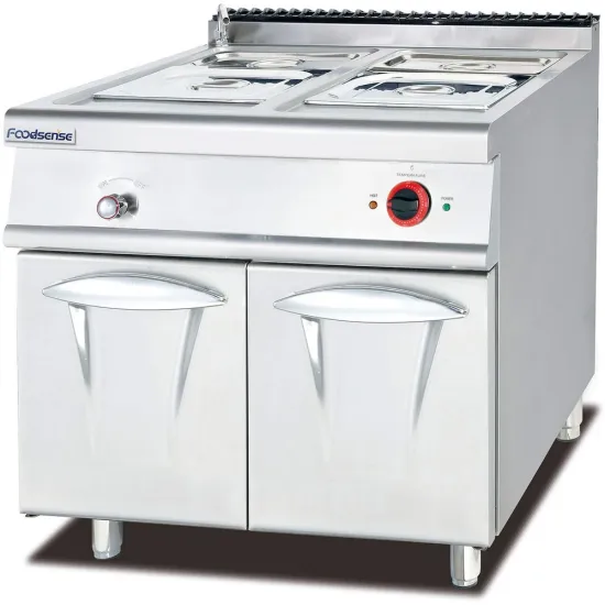 Free Standing Luxury Commercial Kitchenware Electric Bain Marie with Cabinet
