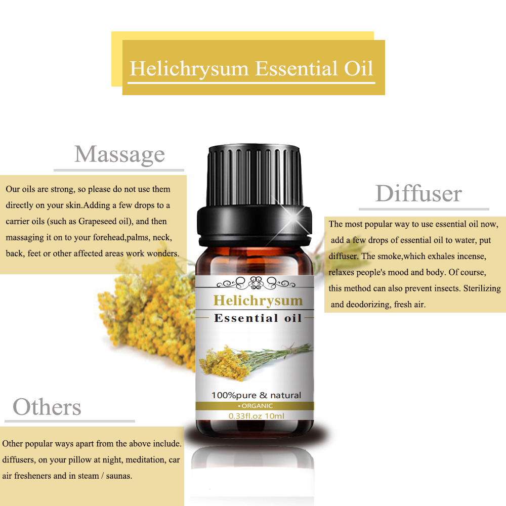 Producto de productos de venta en caliente precio Helichrysum Oil esencial