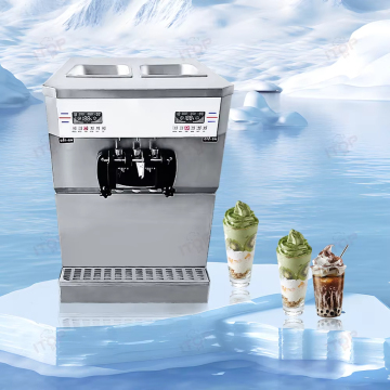 Automatik 3 Rasa Yogurt Beku dan Mesin Ais Krim