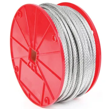 7X19 2.0mm black pvc coated steel wire rope