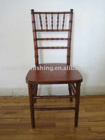 Wooden Fruitwood Ballroom Chiavary Chair From China