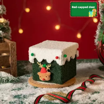 Christmas Eve Felt Apple Candy Gift Box