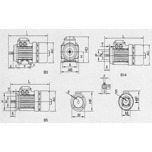 0.75kw /1.5Kw fast door servo motor